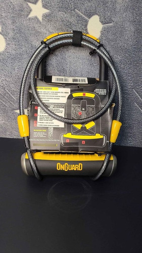 Candado U-lock Onguard Double-team Pitbull Con Cable