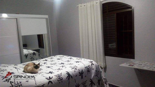 Imagem 12 de 19 de Sobrado Com 3 Dormitórios À Venda, 169 M² Por R$ 450.000,00 - Solemar - Praia Grande/sp - So0057