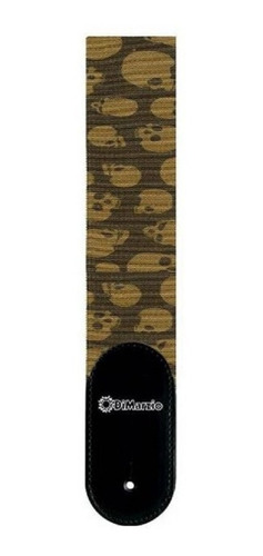 Correia Dimarzio Dd3100mgsk Cordura Camo Skull Ponta Couro