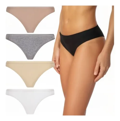 Kit com 5 calcinhas Lupo tanga – Diversas cores