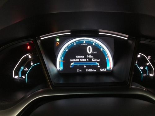 Civic Ex-l 2.0 Aut. Cvt Preto Completo Impecável