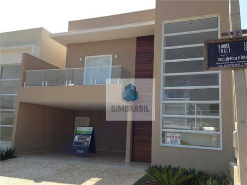 Imagem 2 de 17 de Casa No Residencial Real Parque - Sumaré. - Ca0070