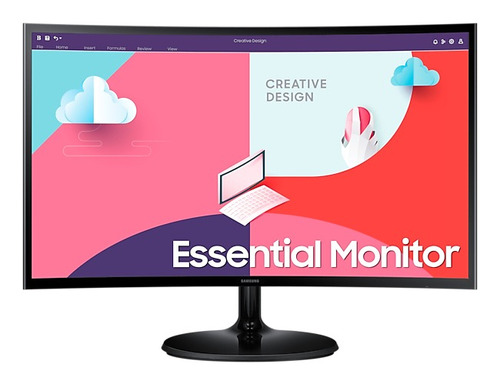 Monitor Samsung 24 Curvo S24c36 75hz Va Led Reemplazo F390 