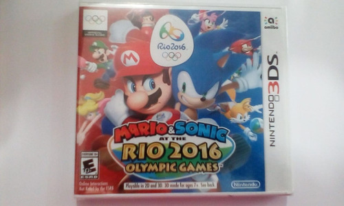 Mario And Sonic At The Rio 2016 Completo Para Nintendo 3ds