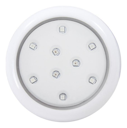 Luminária De Piscina 12v 9w 125mm Cp.oring.br Branco 3000k