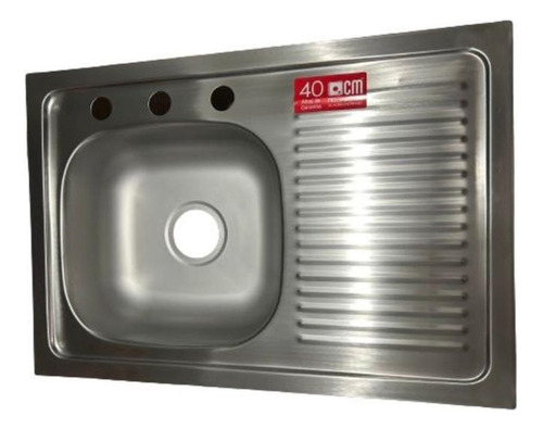 Tarja Derecha Empotrar Cm-7302 Ac Inox Cal24 73x50cm