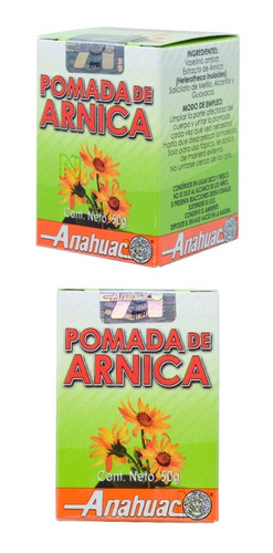 Imagen 1 de 4 de (duo Pack) Pomada De Arnica (50 Gr) Anahuac