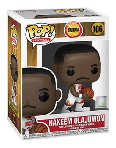 Funko Pop! Huston Rockets #106 Hakeem Olajuwon Original Fx
