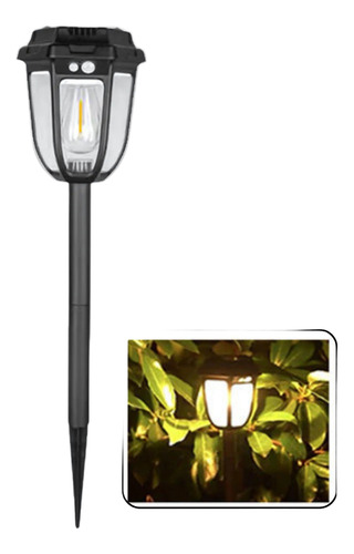 Pack 4 Uni Foco Solar 2 En 1 Foco Pared Y Estaca De 50 Cms.