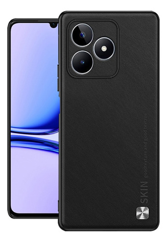 For Realme C51 C53 Note 50 Pu Back Slim Hard Shockproof Case