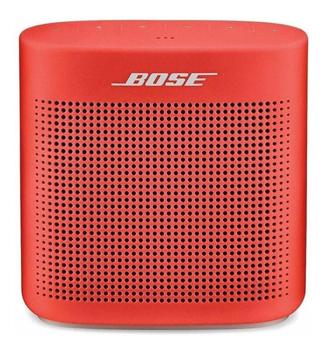 Alto-falante Bose SoundLink Color II portátil com bluetooth waterproof coral red 