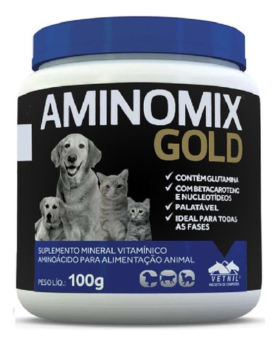 Aminomix Gold 100g - Vetnil