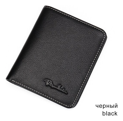 Bison-billetera Vaqueras De Cuero Genuino Para Hombre, Mini