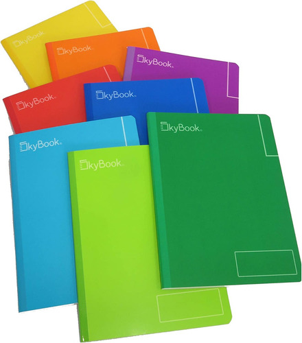 Cuaderno Profesional Colors Escolar Cosido Paq 8pzs