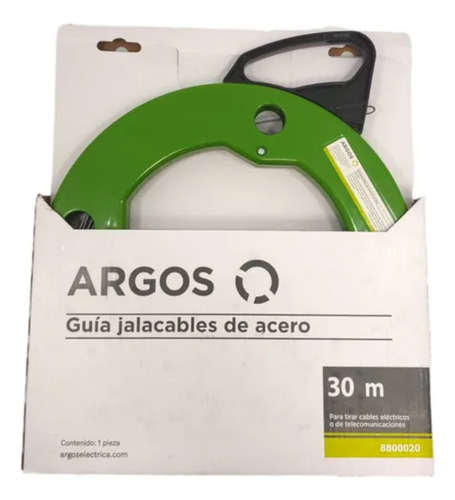 Guía Jala Cables Argos 8800020 30m Acero Verde