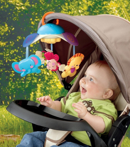 Imagen 3 de 4 de Móvil Musical 2 En 1 Fisher Price