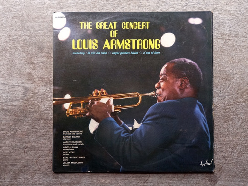 Disco Lp Louis Armstrong - The Great Concert (s/f) Franc R15