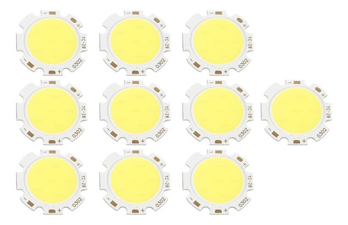 Cob Led Lamp Beads 10pcs Redondo 3w Bombilla Chip De Alta Po