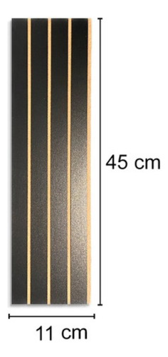 Kit 20 Módulos Placa Adesiva Revestimento De Parede Ripado