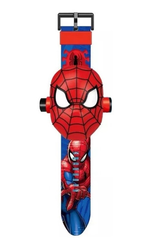 Reloj Proyector Infantil Niño Niña Figura Acción Spiderman 