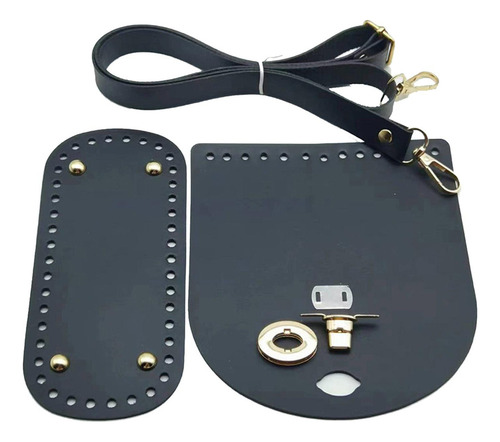 Bolsa De Ganchillo Con Base Inferior, Correa De Hombro
