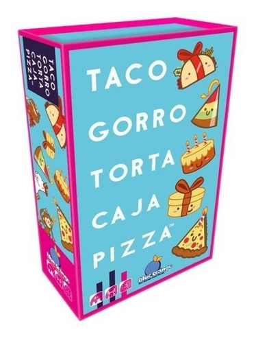 Juego De Mesa Taco Gorro Torta Caja Pizza