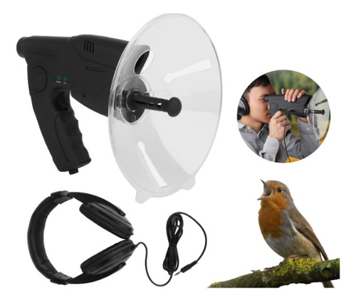 Telescopio Observador Amplificador De Sonido Micrófono
