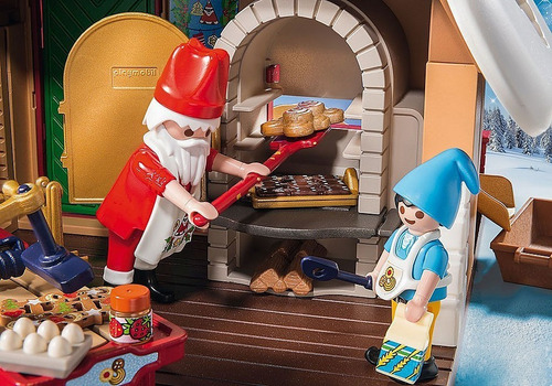 A Playmobil 9493 Panadería Papá Noel Navidad Playlgh