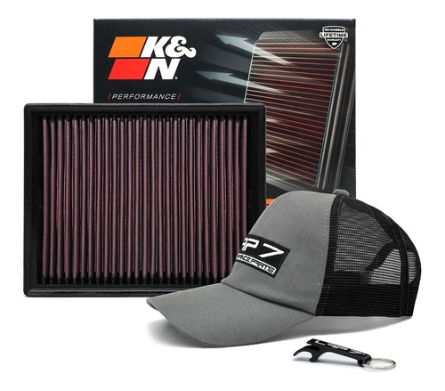 Filtro De Ar Espotivo Inbox K&n Ford Fusion 2.0 16v Turbo Ecoboost | Fusion 2.5 16v Duratec 2013 Em Diante Kn 33-5000