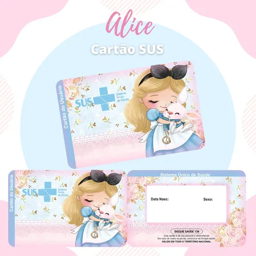 Cartão Do Sus Personalizado