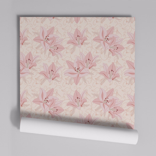 Adesivo Papel De Parede Floral Textura 1,00x0,50m Fl-29