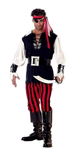 Disfraz Pirata Para Caballero M G Xg