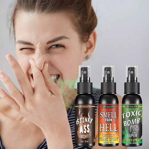 S 3 Unidades Fart Bomb, Spray Que Fede Brinquedos