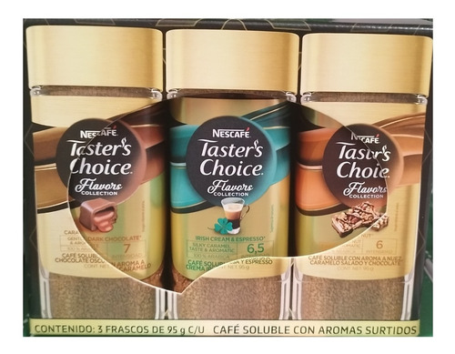 3 Pack Cafe Taster's Choice Nescafé Flavore Collection Msi