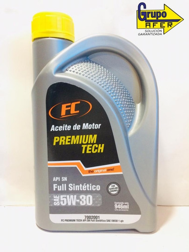 Fs5w30 Aceite 5w30 Full Sintetico 5w30 Litro Para Fiat