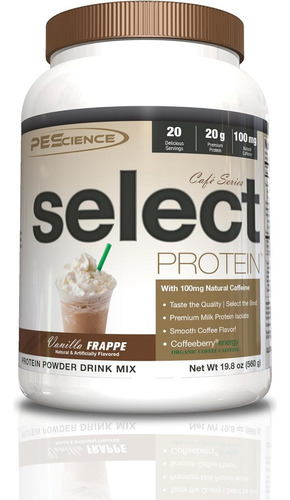 Pescience Select Protein Cafe Proteina Y Cafeina 27servs Sabor Vainilla
