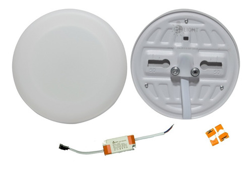 Lampara Panel Led Doble Color 24w+6w Para Empotrar Amarillo