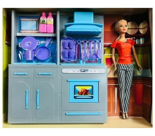 Muñeca Poppi Doll Kiara Cocinera