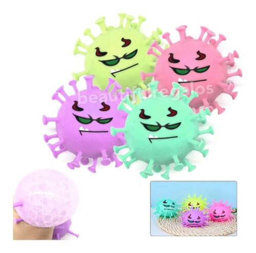 Squishy Virus Germen Orbis Puffer Ball Antiestres Sensorial