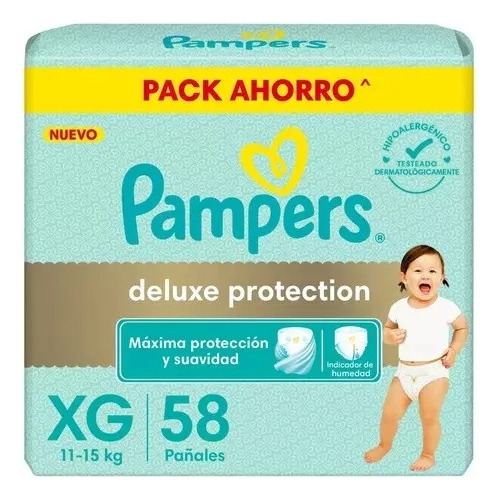  Pack Pañales Pampers Premium Care Mensual Todos Los Talles