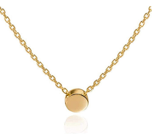 Nonnyl Collar Para Mujer, Plata De Ley S925 Chapada En Oro