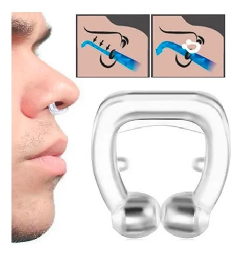 Clip Anti Ronquidos Biomagnetico Unisex Nose Pack X2 $2.900