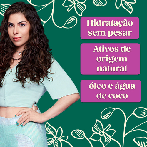 Shampoo Maria Natureza Hidratação Sem Pesar - Salon Line