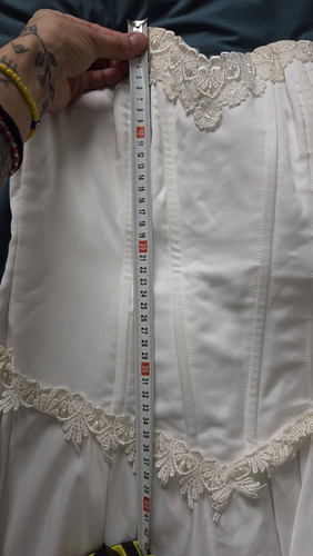 Vestido De Novia Escote Corazon (Usado)