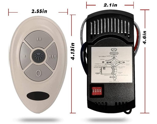 Control Remoto Universal Hb Para Ventilador De Techo