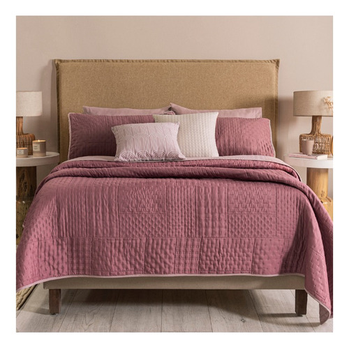 Edredón Fresco Ligero Matrimonial Doble Vista Blush Vianney