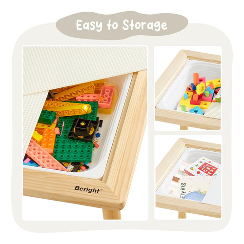 Mesa Actvity Para Niños Con 3 Placas Base Blanco Y Con 3 Con