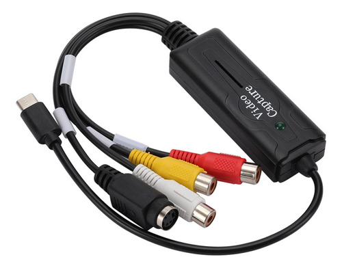 Convertidor De Video Rca A Usb Fácil De Tapar Adaptador Rca