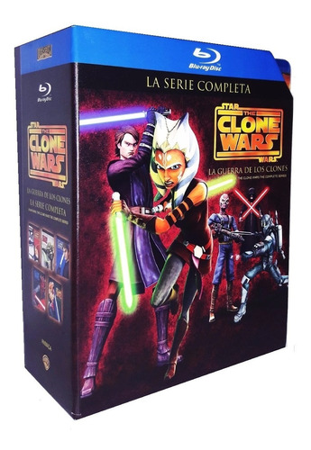 Star Wars Clone Wars Guerra De Clones Serie Completa Blu-ray