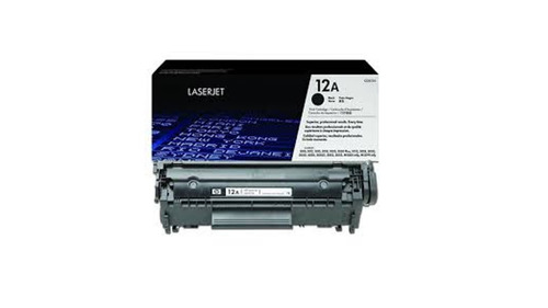 Cartucho De Tóner Hp 12a Negro Laserjet Original